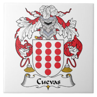 Azulejo De Cerámica Escudo de la familia de Cuevas