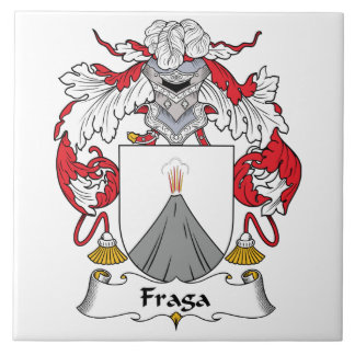 Azulejo De Cerámica Escudo de la familia de Fraga