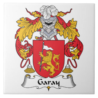 Azulejo De Cerámica Escudo de la familia de Garay