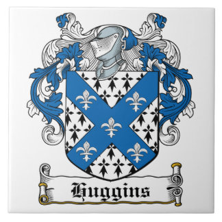 Azulejo De Cerámica Escudo de la familia de Huggins