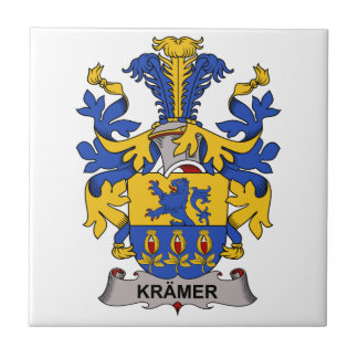 Azulejo De Cerámica Escudo de la familia de Kramer