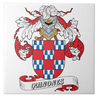 Azulejo De Cerámica Escudo de la familia de las quinonas