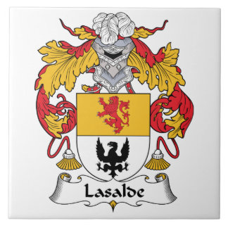 Azulejo De Cerámica Escudo de la familia de Lasalde
