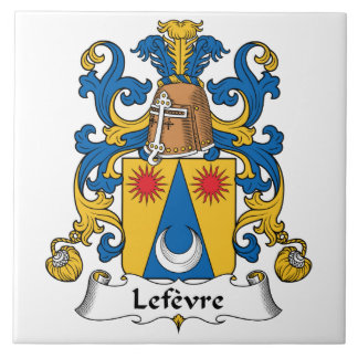 Azulejo De Cerámica Escudo de la familia de Lefevre