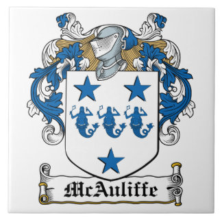 Azulejo De Cerámica Escudo de la familia de McAuliffe