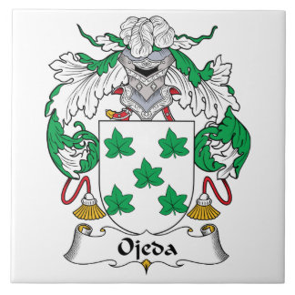 Azulejo De Cerámica Escudo de la familia de Ojeda