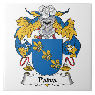 Azulejo De Cerámica Escudo de la familia de Paiva