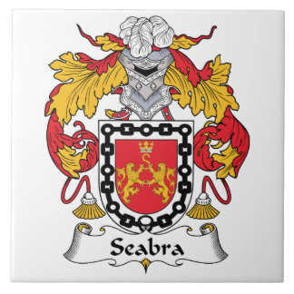 Azulejo De Cerámica Escudo de la familia de Seabra