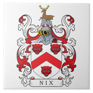 Azulejo De Cerámica Escudo de la familia del Nix