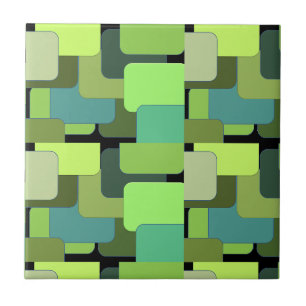 Azulejo De Cerámica Esmeralda Verde Lima Jade Moderno Abstracto
