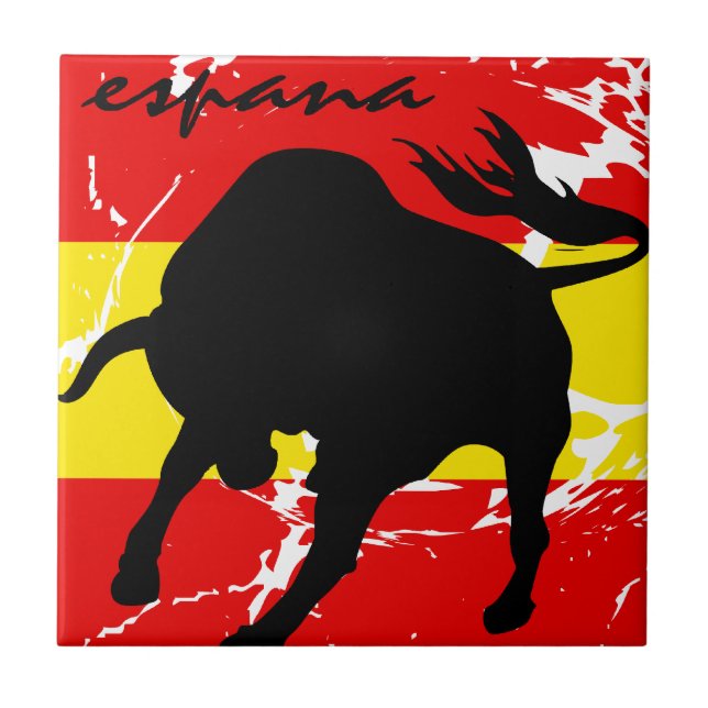 Azulejo De Cerámica Espana (Frente)