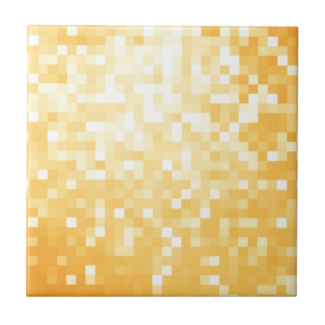 Azulejo De Cerámica Esparkle de oro (Frente)