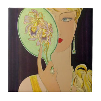 Azulejo De Cerámica Espejo de moda de la aleta de la reflexión de la