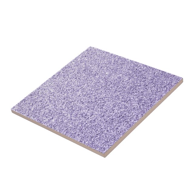 Azulejo De Cerámica Espuma ultravioleta de purpurina púrpura (Lado)
