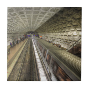 Azulejo De Cerámica Estación de tren del metro del Washington DC