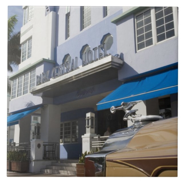 Azulejo De Cerámica Estados Unidos, Florida, Miami Beach: South Beach, (Frente)