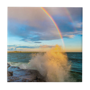 Azulejo De Cerámica Estados Unidos, Nueva York, Lago Ontario, Clark's 