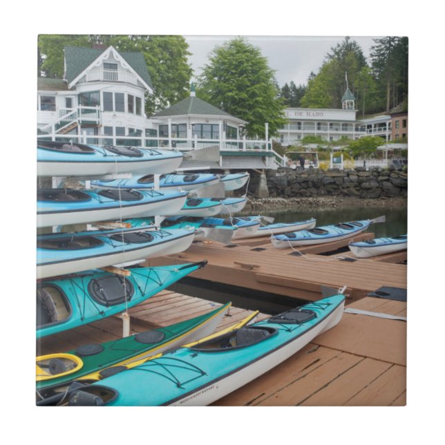 Azulejo De Cerámica Estados Unidos, Washington, Islas San Juan (Frente)