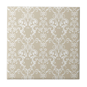 Azulejo De Cerámica Estampado de flores