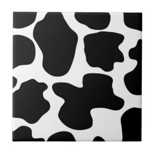 Azulejo De Cerámica Estampado de Vaca