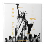 Azulejo De Cerámica Estatua de la Libertad de Nueva York Ny Nyc<br><div class="desc">Estatua de la Libertad de Nueva York Ny Nyc</div>