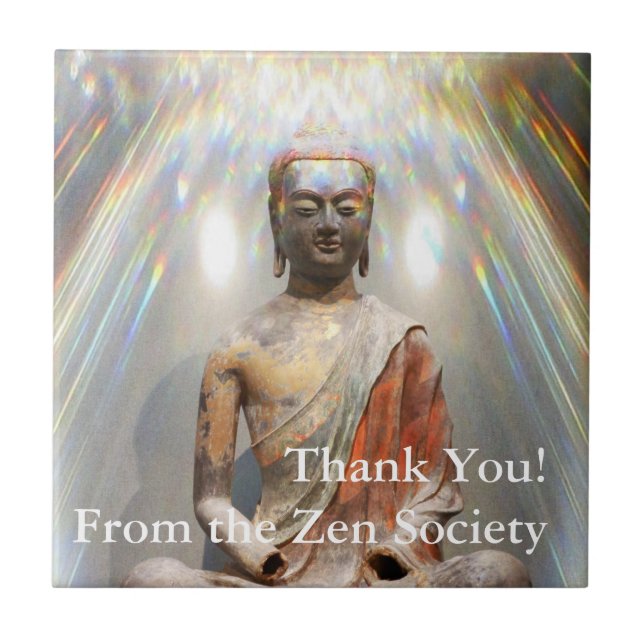 Azulejo De Cerámica Estatua de Siddhartha Gautama (Frente)