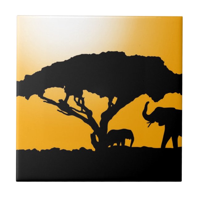 Azulejo De Cerámica Estilo africano (Frente)