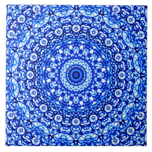 Azulejo De Cerámica Estilo Tile Mandala Mehndi G403