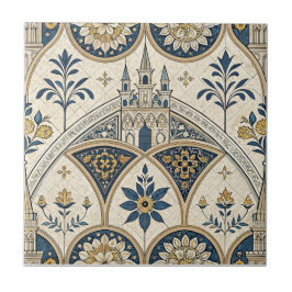 Azulejo de Cerámica Estilo Veneciano | Barroco Ita