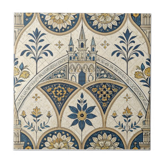Azulejo de Cerámica Estilo Veneciano | Barroco Ita