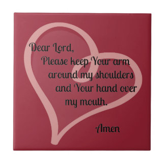 Azulejo De Cerámica Estimado señor Keep Your Arm Around…