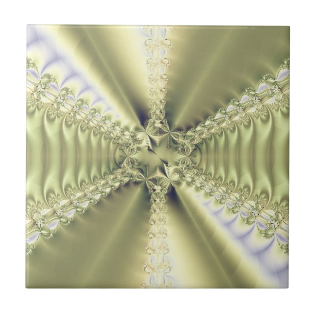 Azulejo De Cerámica Estrella metálica (Frente)