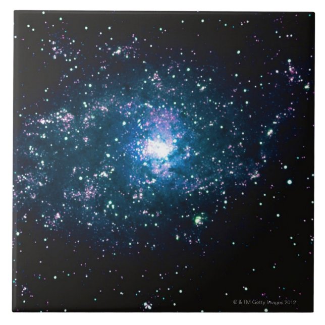 Azulejo De Cerámica Estrellas en espacio (Frente)