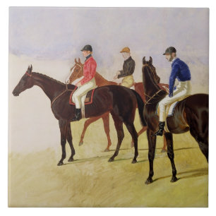 Azulejo De Cerámica Estudio de tres grietas de la carrera de