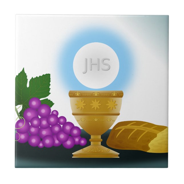 Azulejo De Cerámica eucarista (Frente)