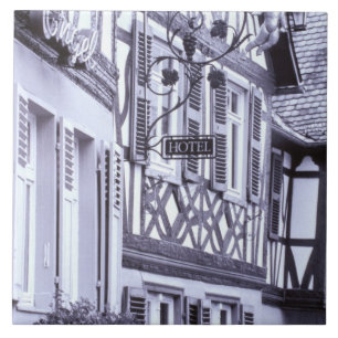 Azulejo De Cerámica Europa, Alemania, Renania, Pfalz, Boppard. Mitad