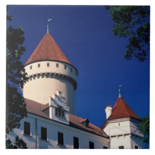 Azulejo De Cerámica Europa, Castillo Konopiste, República Checa, estat