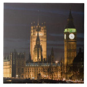 Azulejo De Cerámica Europa, INGLATERRA, Londres: Cámaras del Parlamen