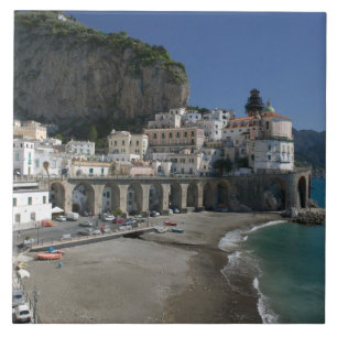Azulejo De Cerámica Europa, Italia, Campania, (Costa Amalfitana), Amal
