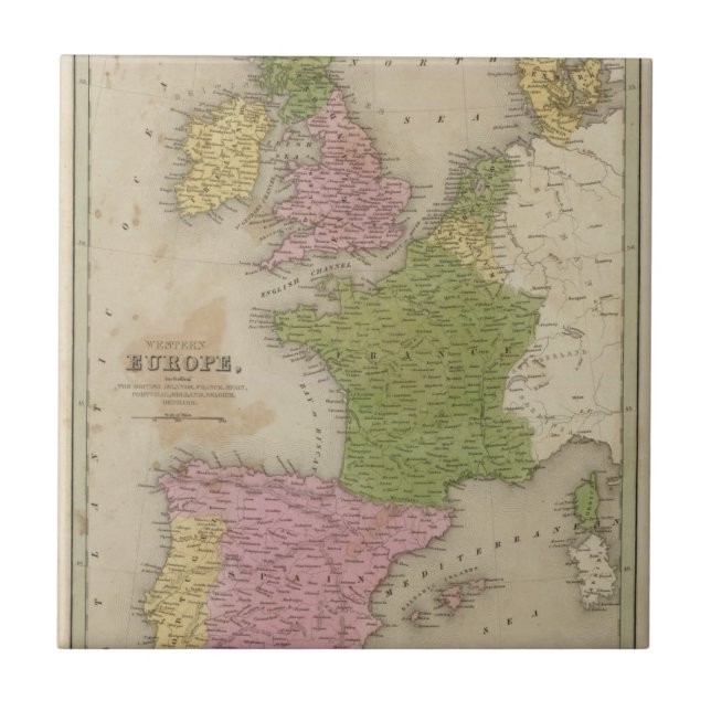 Azulejo De Cerámica Europa occidental (Frente)