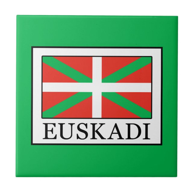 Azulejo De Cerámica Euskadi (Frente)
