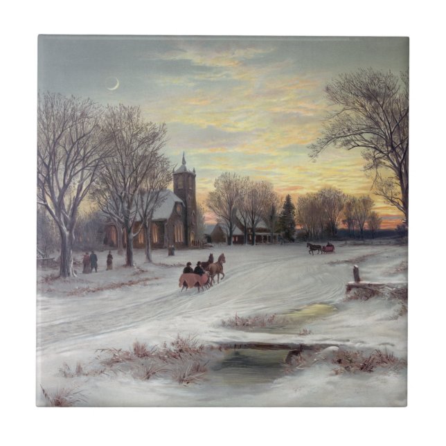 Azulejo De Cerámica Eve navidades (Frente)