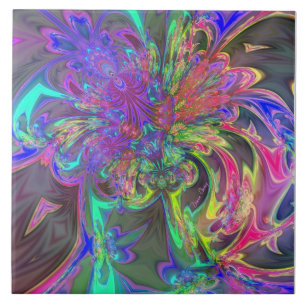 Azulejo De Cerámica Explosión que brilla intensamente de Deva verde