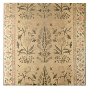 Azulejo De Cerámica Extensión del piso del terciopelo, Moghul, perío
