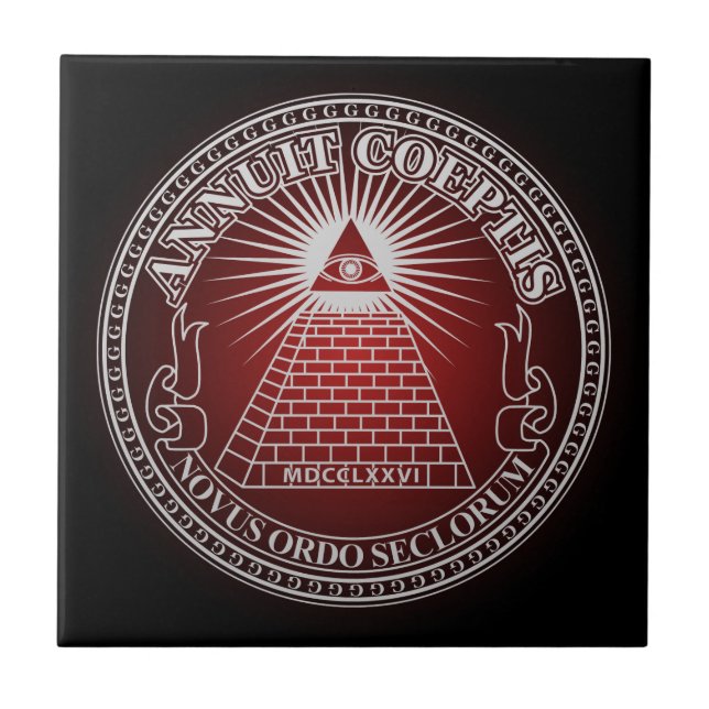 Azulejo De Cerámica Eye of Providence 4 (Frente)