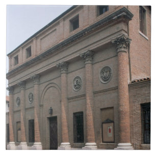 Azulejo De Cerámica Fachada del Teatro Accademico (foto)