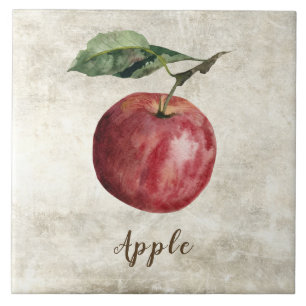 Azulejo de cerámica falso de manzana rústica