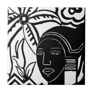 Azulejo De Cerámica Fantasía africana