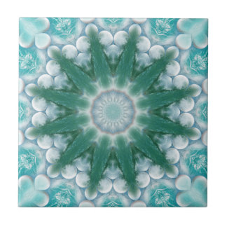 Azulejo De Cerámica Fantasía artística Estrellas geométricas de mar Es