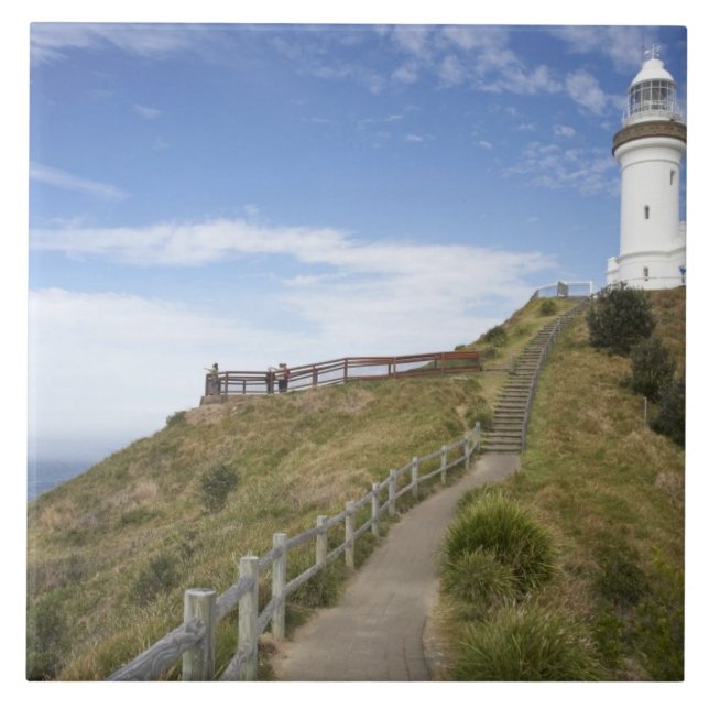 Azulejo De Cerámica Faro de Cape Byron, Cape Byron (Australia 2 (Frente)